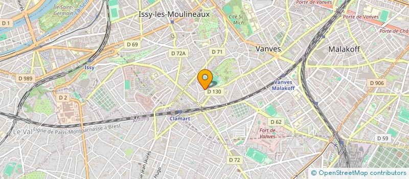 localisation de l'entreprise HOLDING COLIN PAUL à VANVES