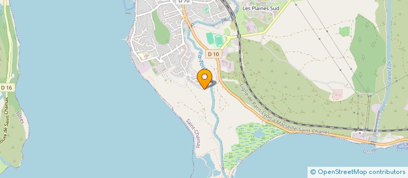 localisation de l'entreprise HOLDING COLISAE  SAINT-CHAMAS