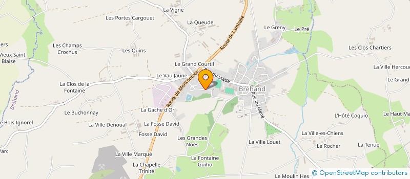 localisation de l'entreprise HOLDING COLLET INV  BREHAND