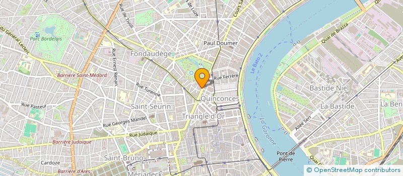 localisation de l'entreprise HOLDING COLLIN  BORDEAUX