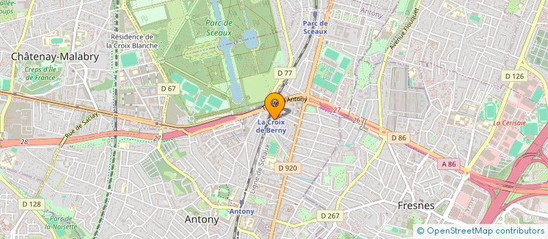 localisation de l'entreprise HOLDING COLLOME à ANTONY