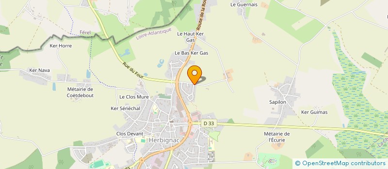localisation de l'entreprise HOLDING COLLON MALBAT à HERBIGNAC