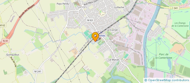 localisation de l'entreprise HOLDING COLOMBIES  SANTES