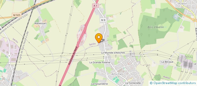 localisation de l'entreprise HOLDING COLORYS  SECLIN