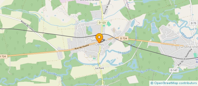 localisation de l'entreprise HOLDING COMARLINE  SELLES-SAINT-DENIS