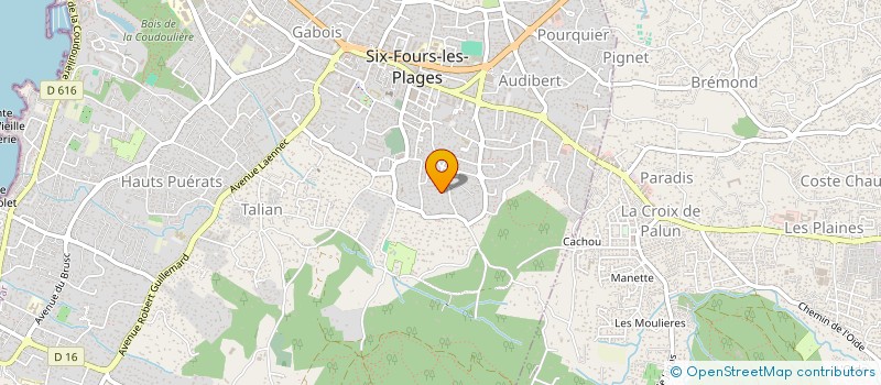 localisation de l'entreprise HOLDING COMBEAU à SIX-FOURS-LES-PLAGES