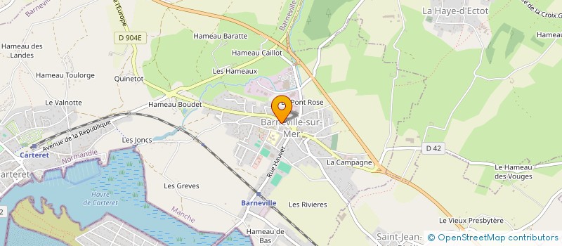 localisation de l'entreprise HOLDING CONRAUD  BARNEVILLE-CARTERET