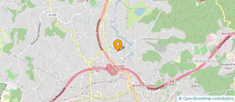 localisation de l'entreprise HOLDING CONSULTING à MOUGINS