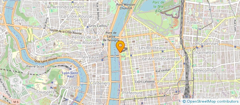 localisation de l'entreprise HOLDING CONTACTEZ-VOUS à LYON