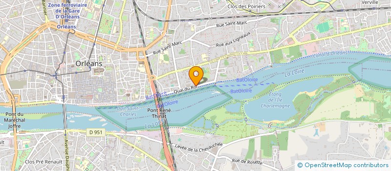 localisation de l'entreprise HOLDING CONTON PINOTEAU à ORLEANS