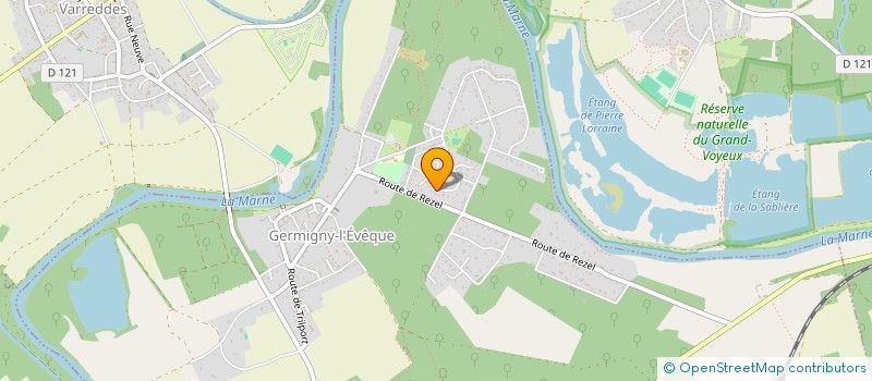 localisation de l'entreprise HOLDING CONTROLE TECHNIQUE  GERMIGNY-L'EVEQUE