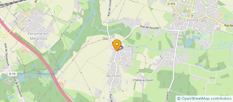 localisation de l'entreprise HOLDING COOL LA VIE  LOUVIL