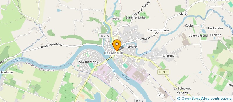 localisation de l'entreprise HOLDING COQUELICOT  CASSENEUIL