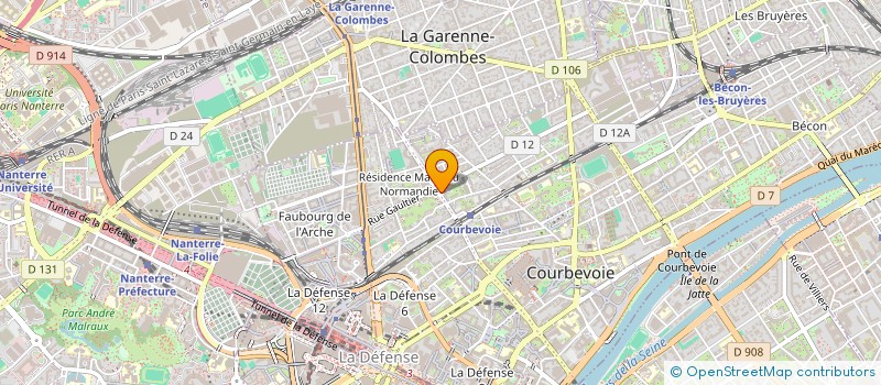 localisation de l'entreprise HOLDING COQUELIN à COURBEVOIE