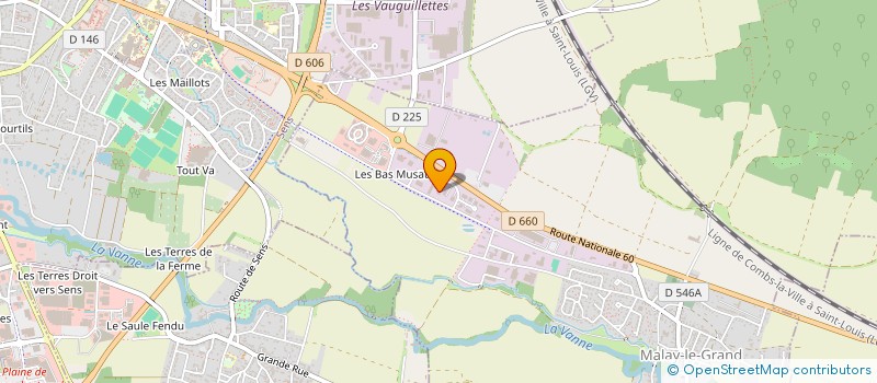 localisation de l'entreprise HOLDING CORBERON  MALAY-LE-GRAND