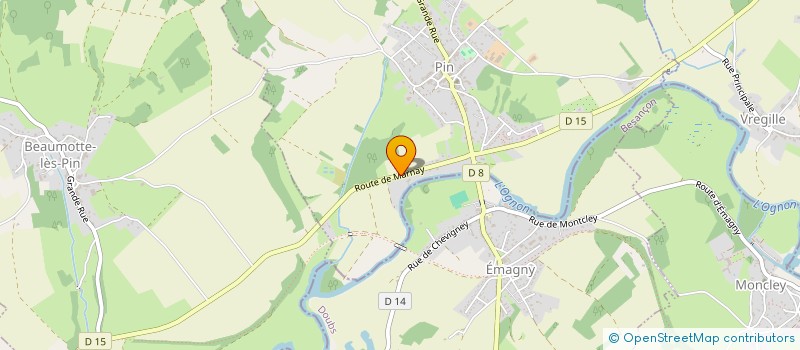 localisation de l'entreprise HOLDING CORDIER NICOLE  AVRIGNEY-VIREY