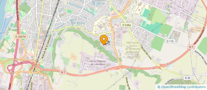 localisation de l'entreprise HOLDING COROI EMMANUELA  VALENCE