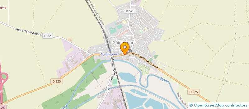 localisation de l'entreprise HOLDING CORPEL BERTRAND  VILLENEUVE-SUR-AISNE