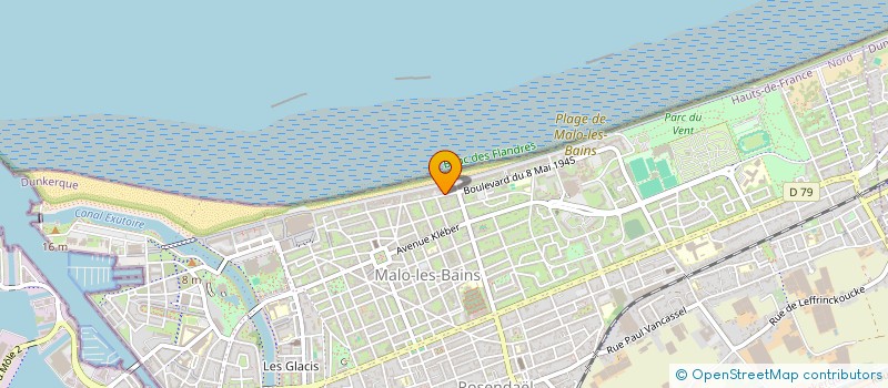 localisation de l'entreprise HOLDING CORTHI à DUNKERQUE