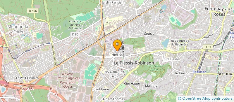 localisation de l'entreprise HOLDING COSMAO à LE PLESSIS-ROBINSON