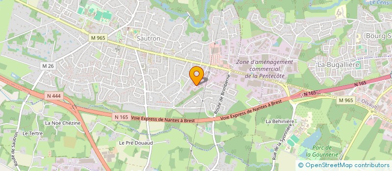 localisation de l'entreprise HOLDING COSQUER  SAUTRON