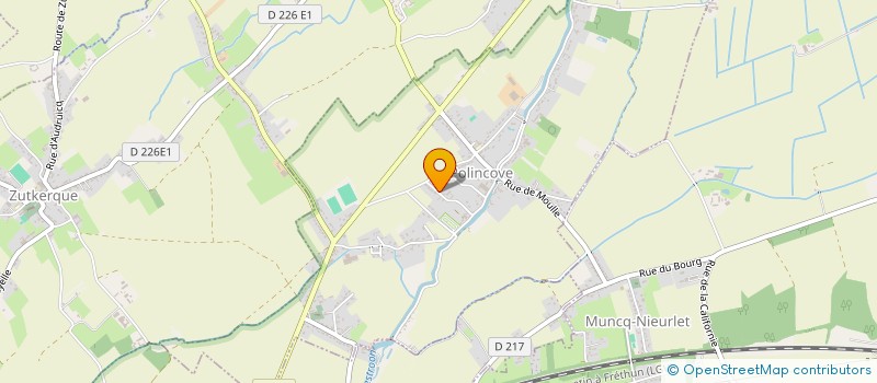 localisation de l'entreprise HOLDING COSSART  POLINCOVE