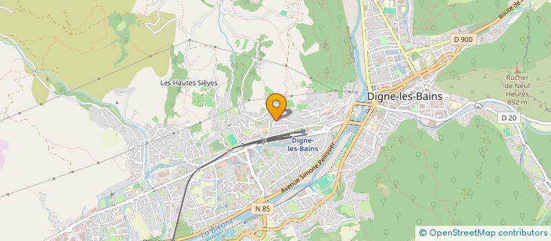 localisation de l'entreprise HOLDING COSTA à DIGNE-LES-BAINS