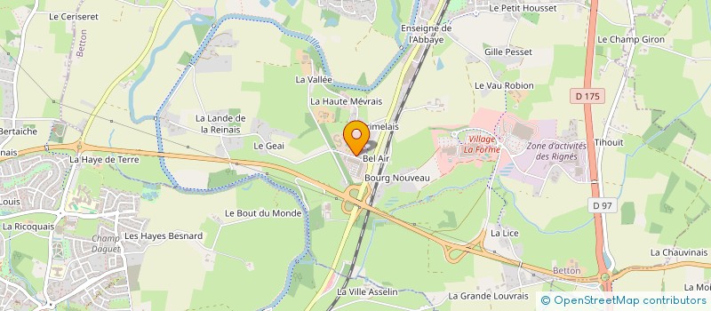 localisation de l'entreprise HOLDING COTTEREAU à BETTON