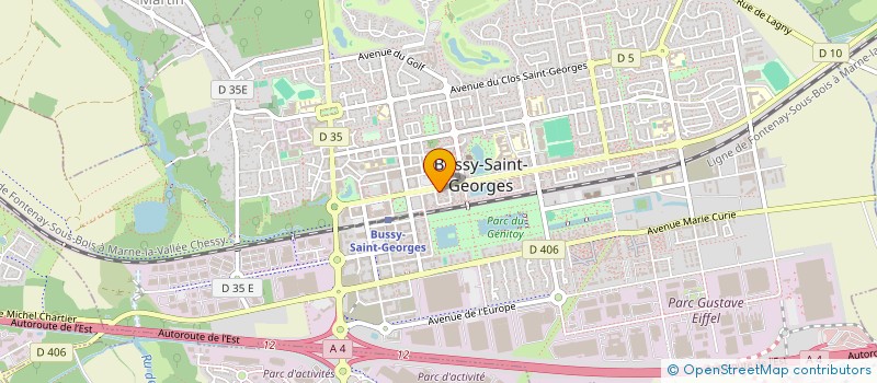 localisation de l'entreprise HOLDING COUALLIER  BUSSY-SAINT-GEORGES