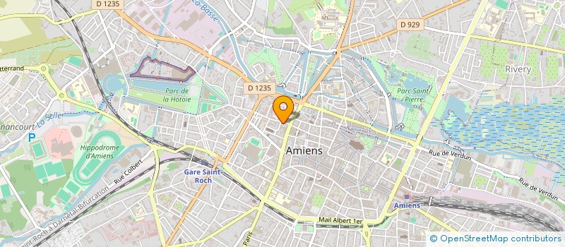 localisation de l'entreprise HOLDING COURTOIS INVEST  AMIENS