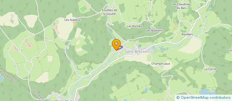 localisation de l'entreprise HOLDING COURTOY  SAINT-BRESSON