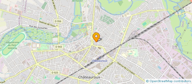 localisation de l'entreprise HOLDING COUSIN à CHATEAUROUX