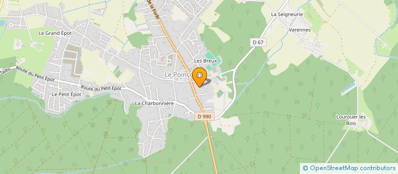 localisation de l'entreprise HOLDING COUTANT JANVIER à LE POINCONNET