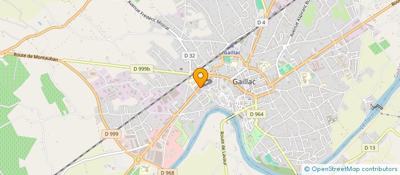 localisation de l'entreprise HOLDING COUTOULY  GAILLAC