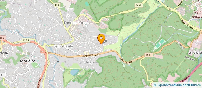 localisation de l'entreprise HOLDING CP CONSEIL  MOUGINS