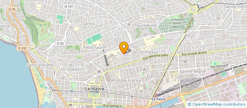 localisation de l'entreprise HOLDING CPO ING à LE HAVRE