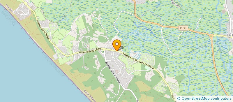 localisation de l'entreprise HOLDING CR LOISIRS  SAINT-HILAIRE-DE-RIEZ