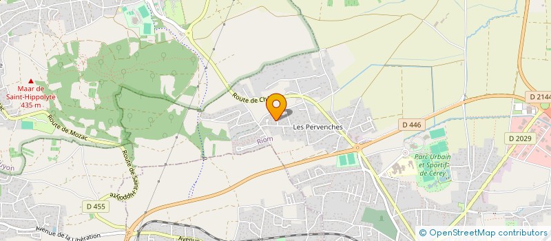 localisation de l'entreprise HOLDING CRAPOUILLOT 2  RIOM