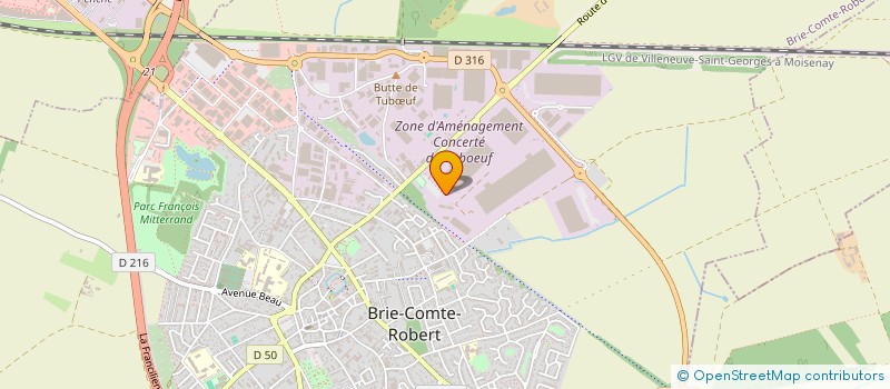 localisation de l'entreprise HOLDING CRIEF INVESTISSEMENTS à BRIE-COMTE-ROBERT