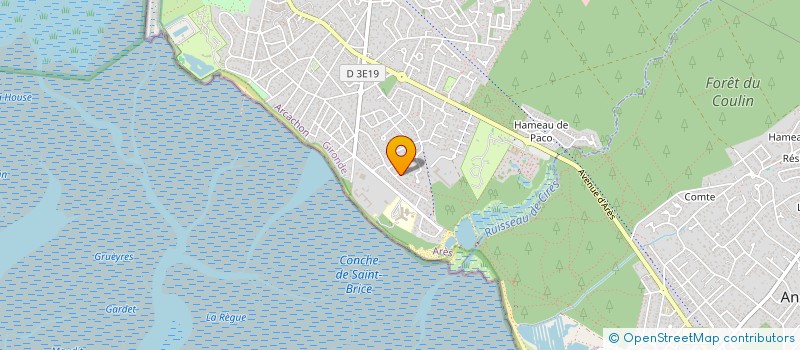 localisation de l'entreprise HOLDING CRLR  ARES