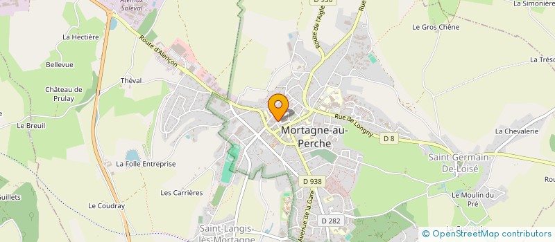 localisation de l'entreprise HOLDING CROUILLET à MORTAGNE-AU-PERCHE