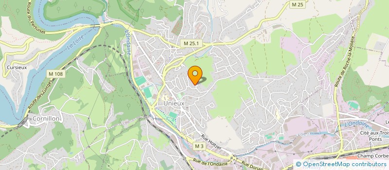 localisation de l'entreprise HOLDING CROUZET  UNIEUX