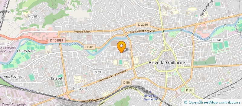 localisation de l'entreprise HOLDING CSI  OBJAT