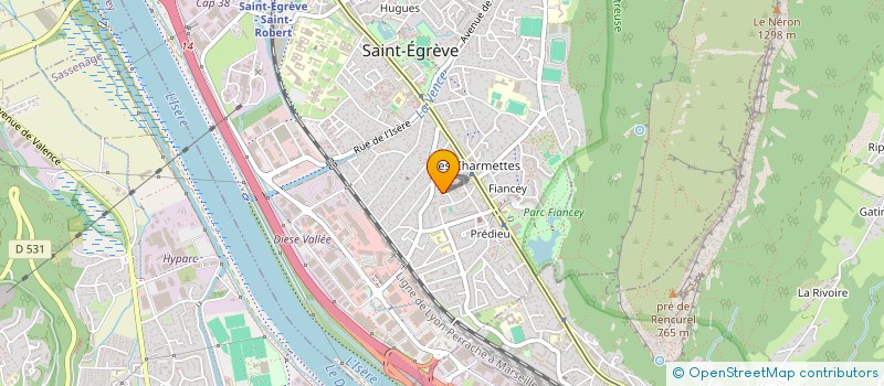 localisation de l'entreprise HOLDING CT73  SAINT-EGREVE