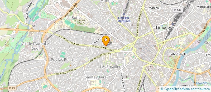 localisation de l'entreprise HOLDING CUBE à LIMOGES