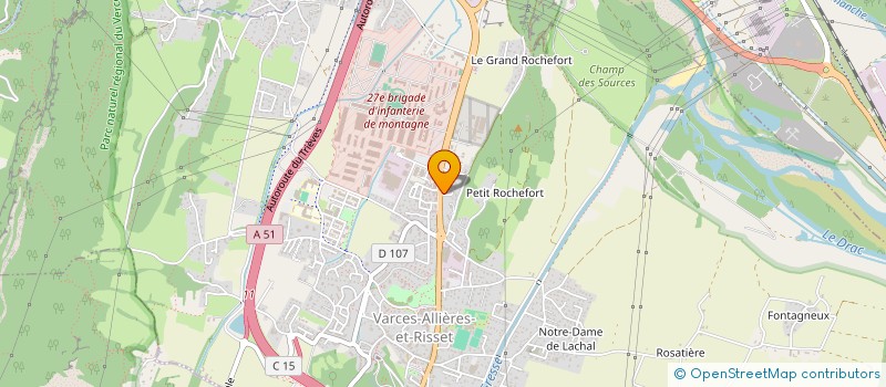 localisation de l'entreprise HOLDING CUNHA DA COSTA  VARCES-ALLIERES-ET-RISSET