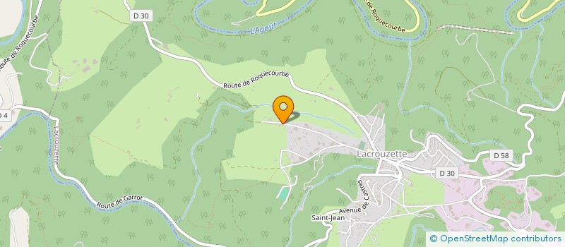 localisation de l'entreprise HOLDING CUREL  LACROUZETTE