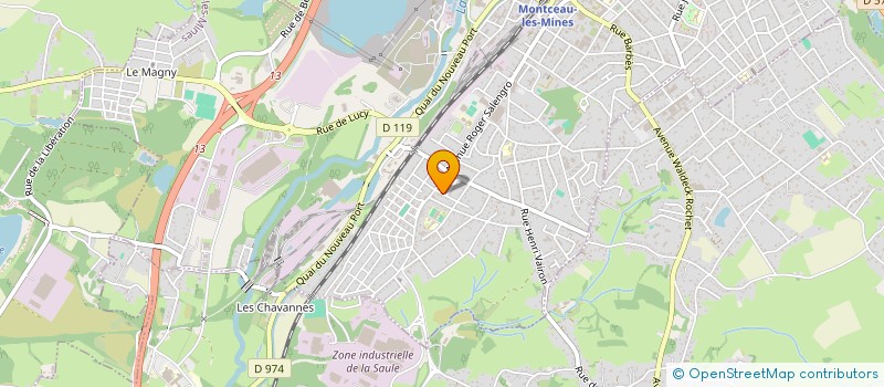 localisation de l'entreprise HOLDING CURVEUR  MONTCEAU-LES-MINES