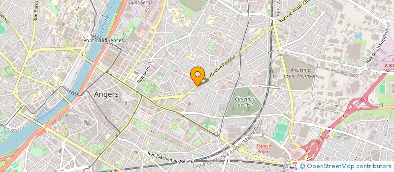 localisation de l'entreprise HOLDING CUTIVET à ANGERS