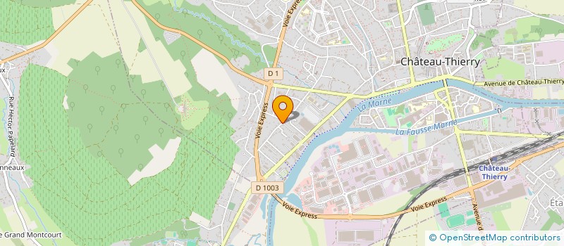 localisation de l'entreprise HOLDING CV INVEST à CHATEAU-THIERRY